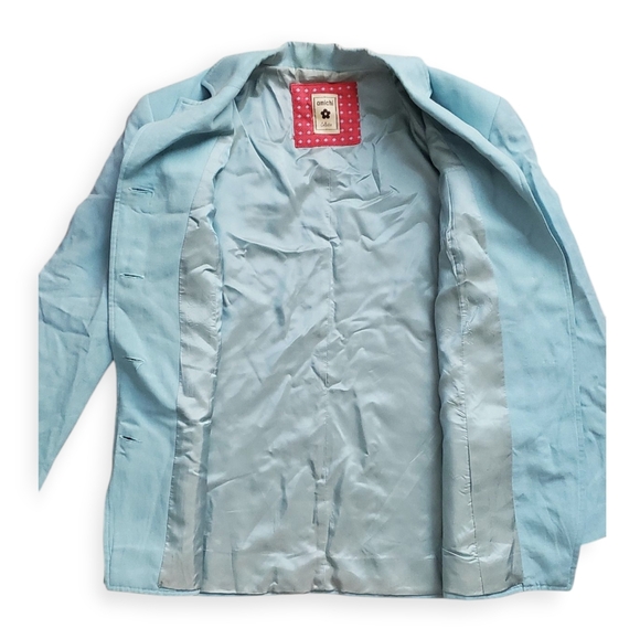 Light Blue Button-Up Blazer - Picture 3 of 5
